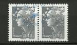 France timbre n4411 oblitr anne 2009 Marianne de Beaujard (paire horizontale