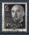 Timbre ESPAGNE 1955 - 58  Obl  N 868  Y&T   Personnages    