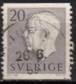 EUSE - Yvert n 420 - 1957 -  Roi Gustaf VI Adolf 