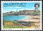 Alderney (Aurigny) 1983 - Baie et fort Corblets - YT & SG 9 **