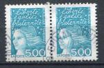 Timbre FRANCE 1997  Obl  N 3097  Paire Horizontale  Y&T  Marianne  
