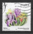 MALTE - 1999 - Yt n 1073 - Ob - Fleurs : iris pseudopumila
