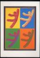 CPM Art Hans INAUEN "Voltaren Emulgel  la Andy Warhol srigraphie sur carton 1998