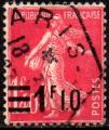 FRANCE - 1926 - Y&T 228 - Semeuse fond plein - Surcharg - Oblitr