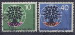 Allemagne - 1960 - YT n 199/200  oblitr  (m) 
