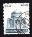 PAKISTAN Oblitration ronde Used Stamp Mosque Rs. 3 Postage