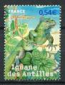 Timbre FRANCE 2007  Obl  N 4033  Y&T  Iguane des Antilles
