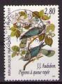 2930 - Pigeons  queue raye - Oblitr (cachet rond) - anne 1995  