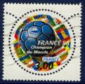 France 1998 - YT 3139 - cachet vague -  France 98 - ballon