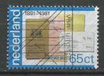 PAYS BAS - 1981 - Yt n 1152 - Ob - 100 ans services postaux