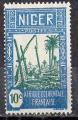 Niger 1926; Y&T n 33; 10c, bleu & vert-bleu, puits