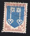 France 1966 Oblitr rond Used Stamp Blason de Mont de Marsan Y&T 1469
