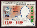Zare 1990 - Y&T 1252 - oblitr - Bicentenaire de la Rvolution Franaise 1789