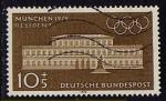 Timbre oblitr n 487(Yvert) Allemagne 1970 - JO Munich