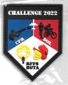 Ecusson PVC challenge 2022 CFR DOL  RFFS BGTA 