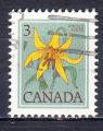 CANADA - 1977 - Fleur -  Yvert 627 oblitr