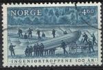 Norvge 1988 Ingenirtroppene Les troupes du gnie pont avec des bateaux SU