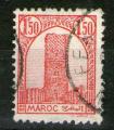 **   MAROC   1,50 F  1943  YT-213  " Rabat - Tour Hassan "  (o)   **