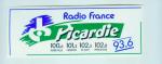 RADIO FRANCE PICARDIE abbeville hirson saint just peronne / autocollant