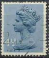 R-U / U-K (G-B) 1973 - Reine/Queen Elisabeth II, Machin 4.5 p, obl - YT 697 