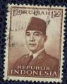 Indonsie 1953 Oblitr Used Prsident Sukarno 1,50 Rupiah SU