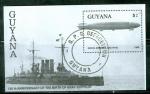 Guyane 1989 Y&T BF 25 oblitr 150e ann. naissance comte Zeppelin