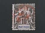 Martinique 1892 - Y&T 35 obl.