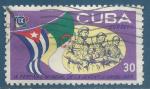 Cuba N855 Festival mondial de la jeunesse algrienne oblitr