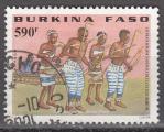 Burkina Faso ???    590-  oblitr   danse