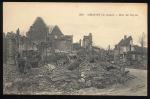 CPA  Guerre 1914-18  CHAUNY  en ruines Rue de Noyon