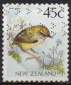 NOUVELLE ZELANDE N 1128 o Y&T 1991 Oiseaux (Xenicus gilviventris)