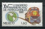 Timbre du MEXIQUE  1981  Neuf **  N 955   Y&T  Train Locomotive