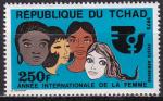 tchad - poste aerienne n 156 neuf**,anne de la femme - 1975