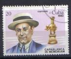 CUBA 1982 Hommage au champion d&#180;checs Jos Raoul Capablanca YT 2410 ??