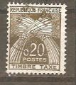 France-Taxe-YT n92 oblitr