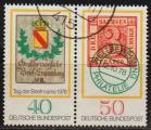 1978:Allemagne Y&T No. 827 + 828 obl. /  Bund ZD Mi.Nr. 980 + 981 gest. (m520)