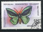 Timbre Rpublique de MADAGASCAR  1992  Obl  N 1073  Y&T  Papillon