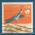 Equateur Poste arienne N467 Conqute de la lune - sonde Ranger 7 oblitr