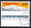 FRANCE 1989 - Braille  - Yvert 2562 -  Oblitr