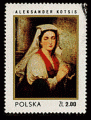 Pologne 1972 - YT 2034 - oblitr - femme de Naples par Kotsis