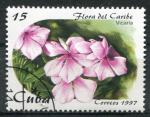 Timbre de CUBA 1997  Obl  N 3669  Y&T  Fleurs