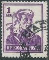Roumanie - Y&T 1390 (o) - 1955 -