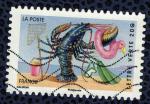 France 2014 Oblitr Used Stamp Vacances Homard  la Plage Y&T 982