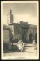CPA anime non crite Maroc MARRAKECH Mosque et Fontaine Sidi-Hassan ou Ali