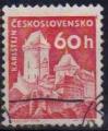 Tchcoslovaquie 1960 -  Chteau de Karluv Tyn, 60 h - YT 1073 