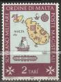 Timbre neuf ** n 25(Yvert) Ordre de Malte 1968 - Marine, carte