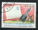 Timbre de CUBA 1990  Obl  N 3017  Y&T  Espace