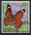 Timbre Rpublique du BURUNDI 1968  Obl  N 284  Y&T  Papillon