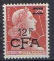 FRANCE REUNION 1957 - YT 337A Neuf **- Marianne de MULLER