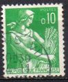 FRANCE N 1231 o Y&T 1960-1961 Moissonneuse